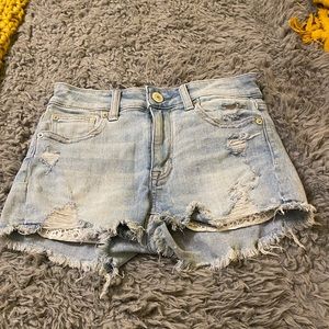 High Waisted Jean Shorts